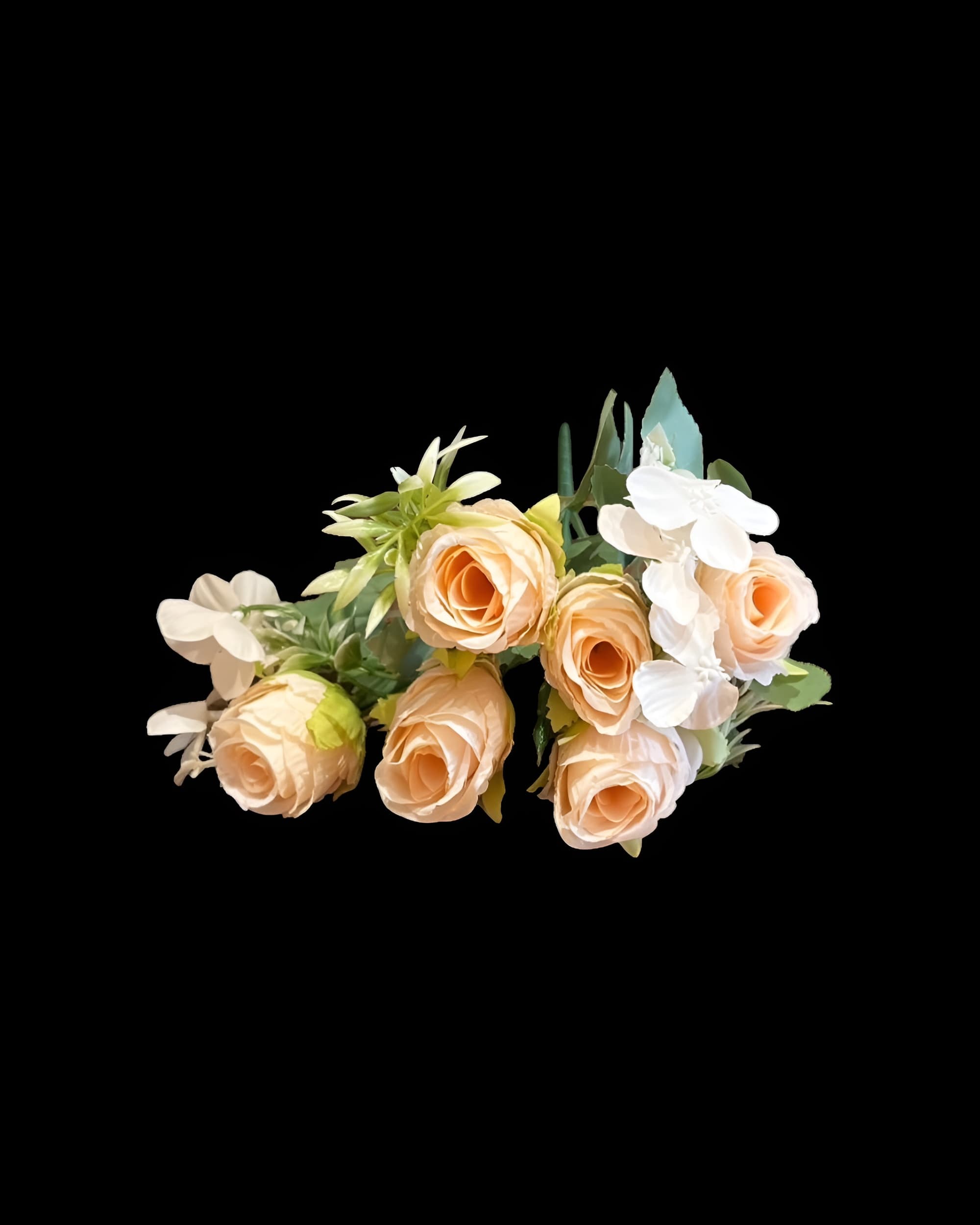 6 BAŞLI YAPAY GÜL DEMETİ 25 CM - 3