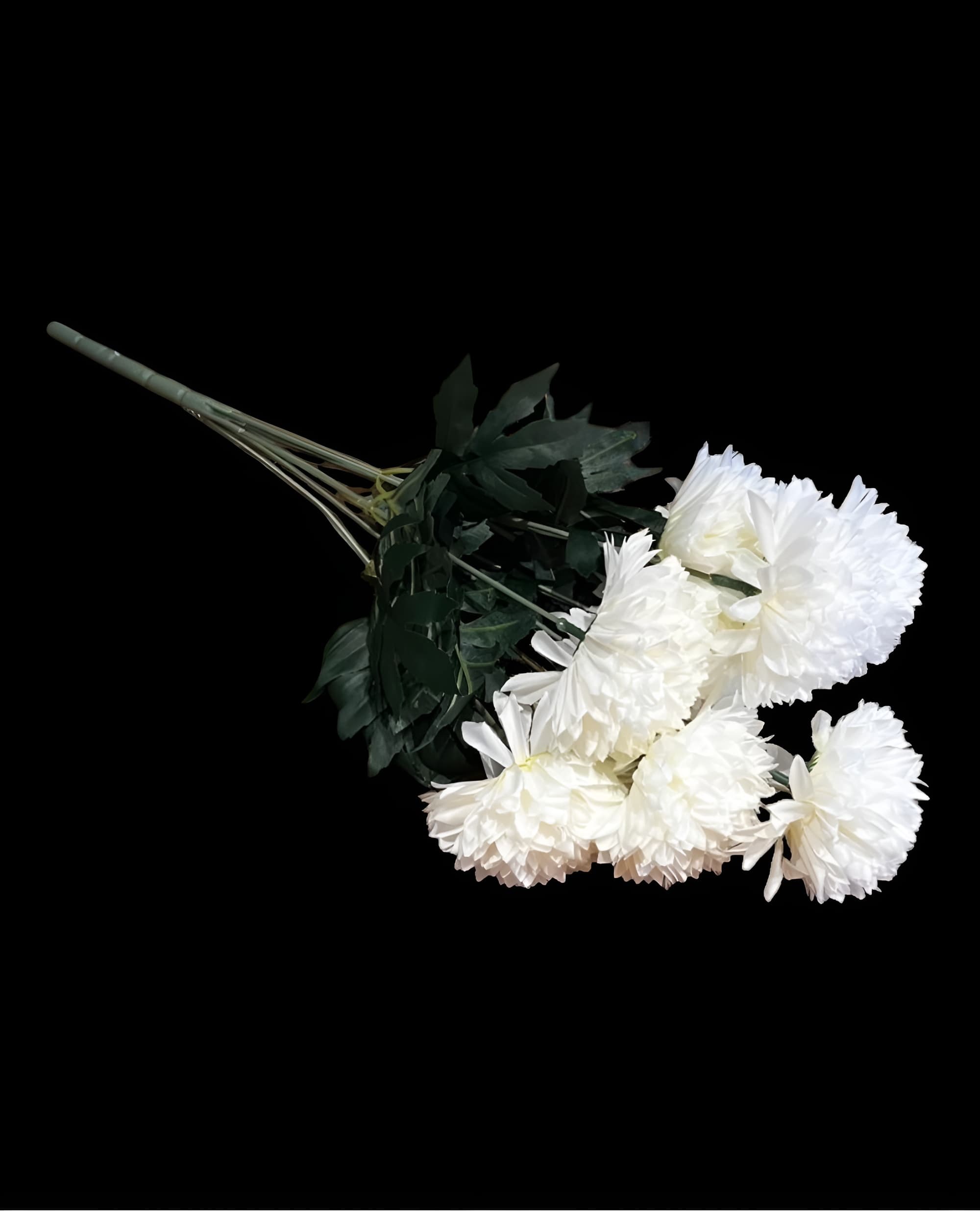 10 BAŞLI KRİZANTEM DEMETİ 50 CM - 5