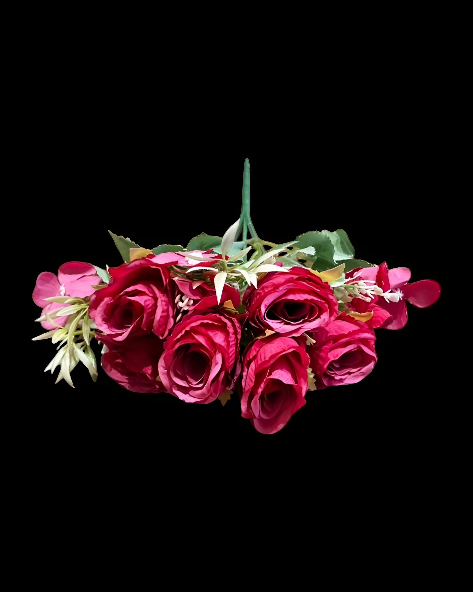 6 BAŞLI YAPAY GÜL DEMETİ 25 CM - 1