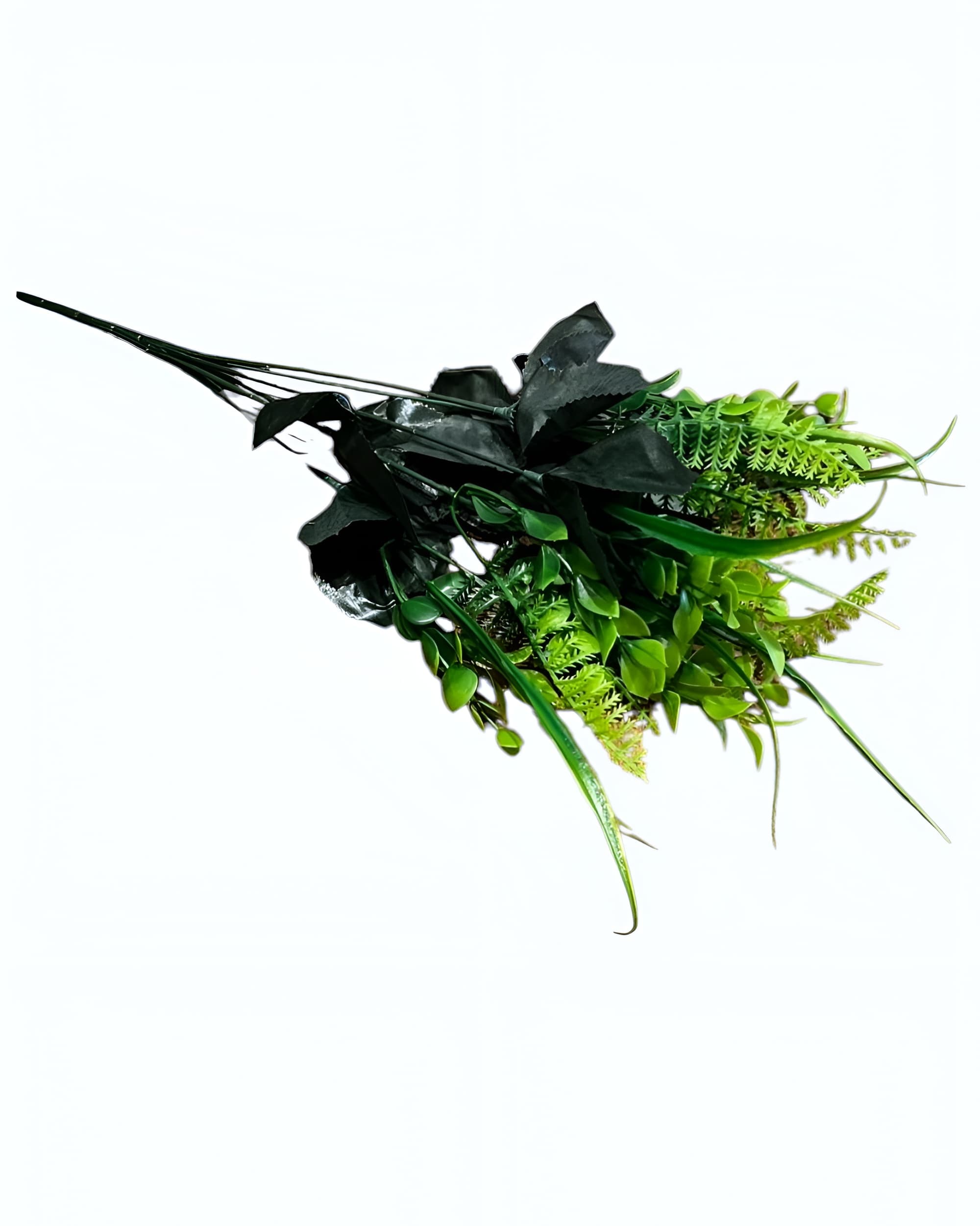 7 DALLI KARIŞIK YAPAY YEŞİLLİK DEMETİ 45 CM - 1