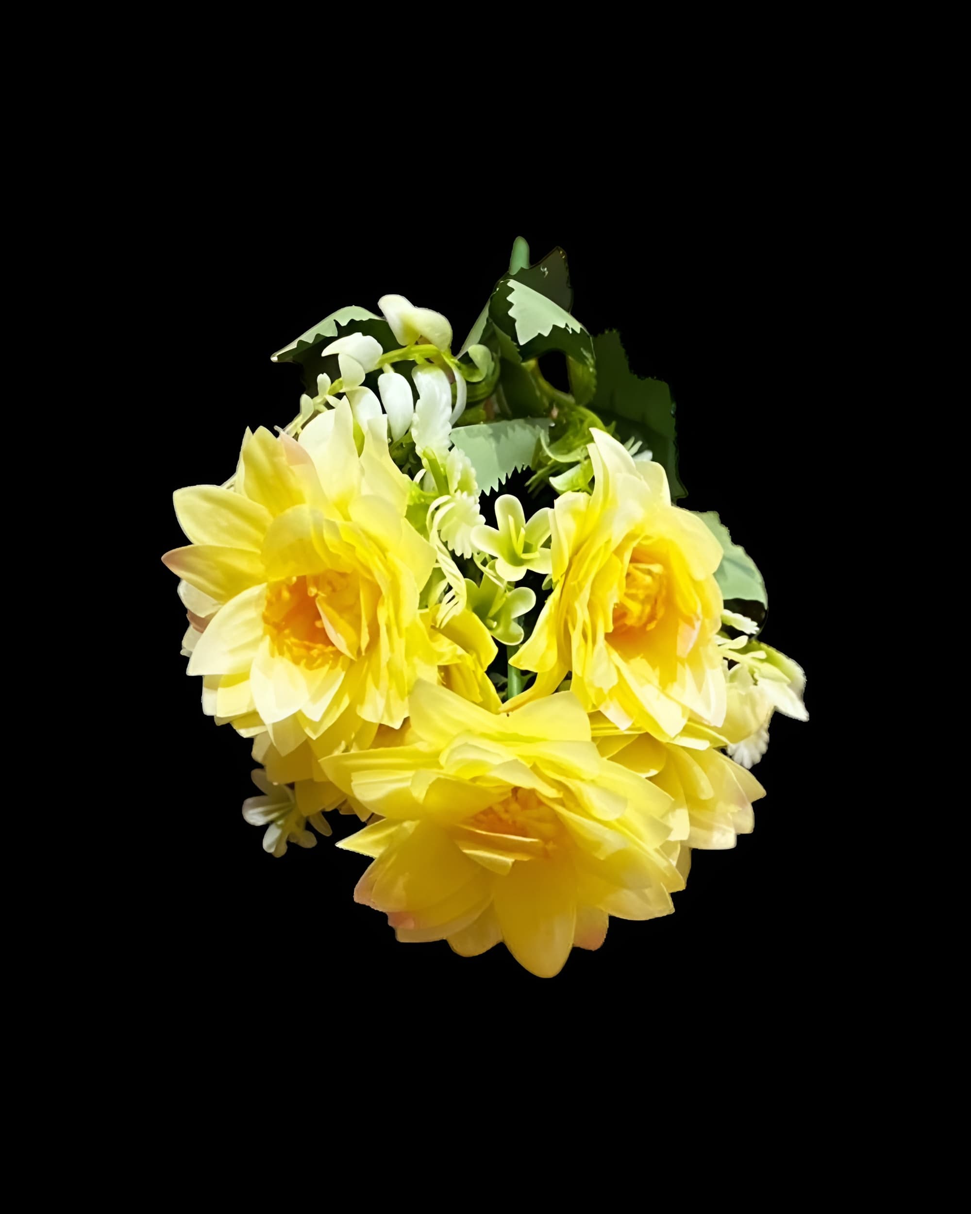 6 BAŞLI SÜMBÜL DETAYLI YILDIZ ÇİÇEĞİ 30 CM - 4