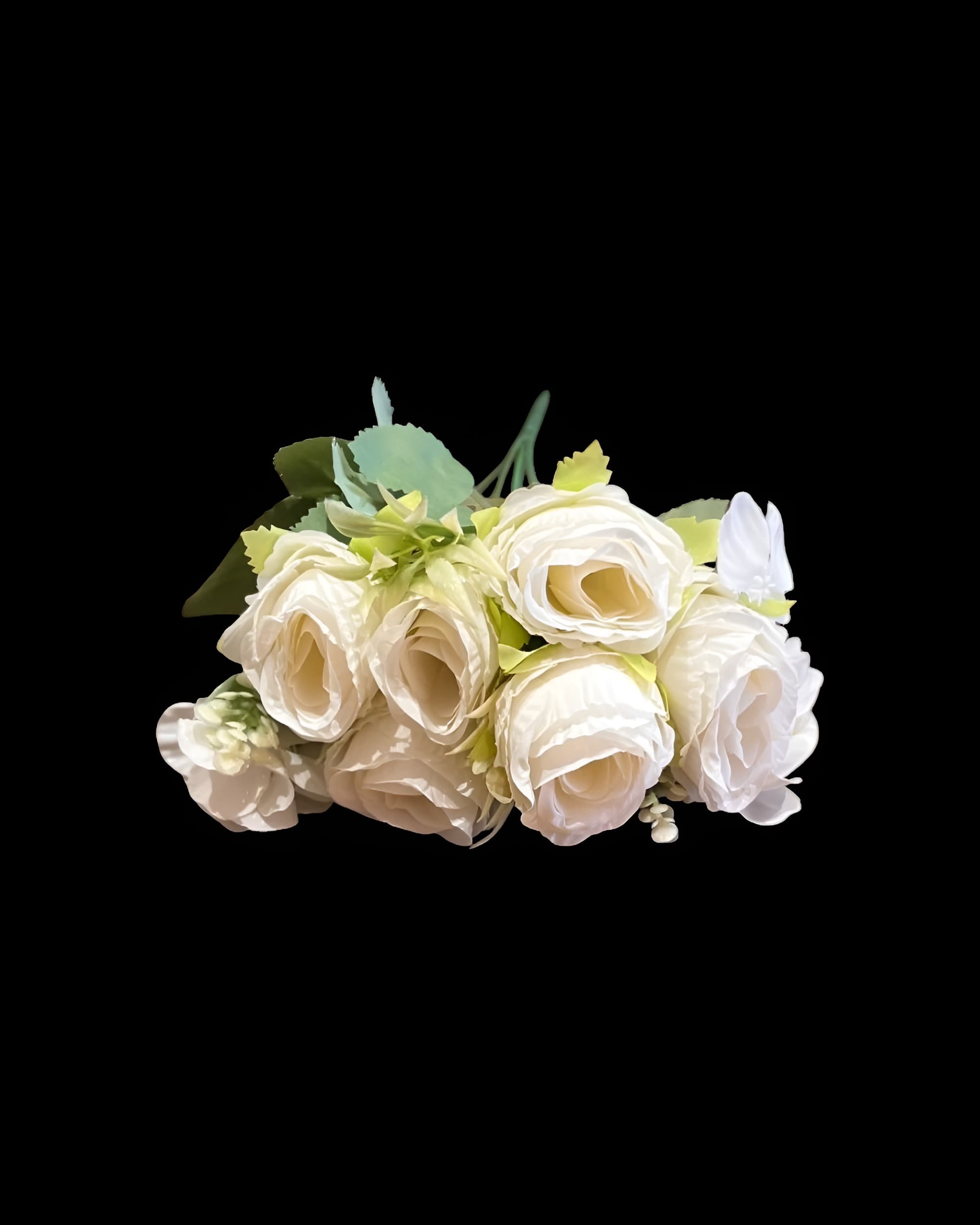 6 BAŞLI YAPAY GÜL DEMETİ 25 CM - 6