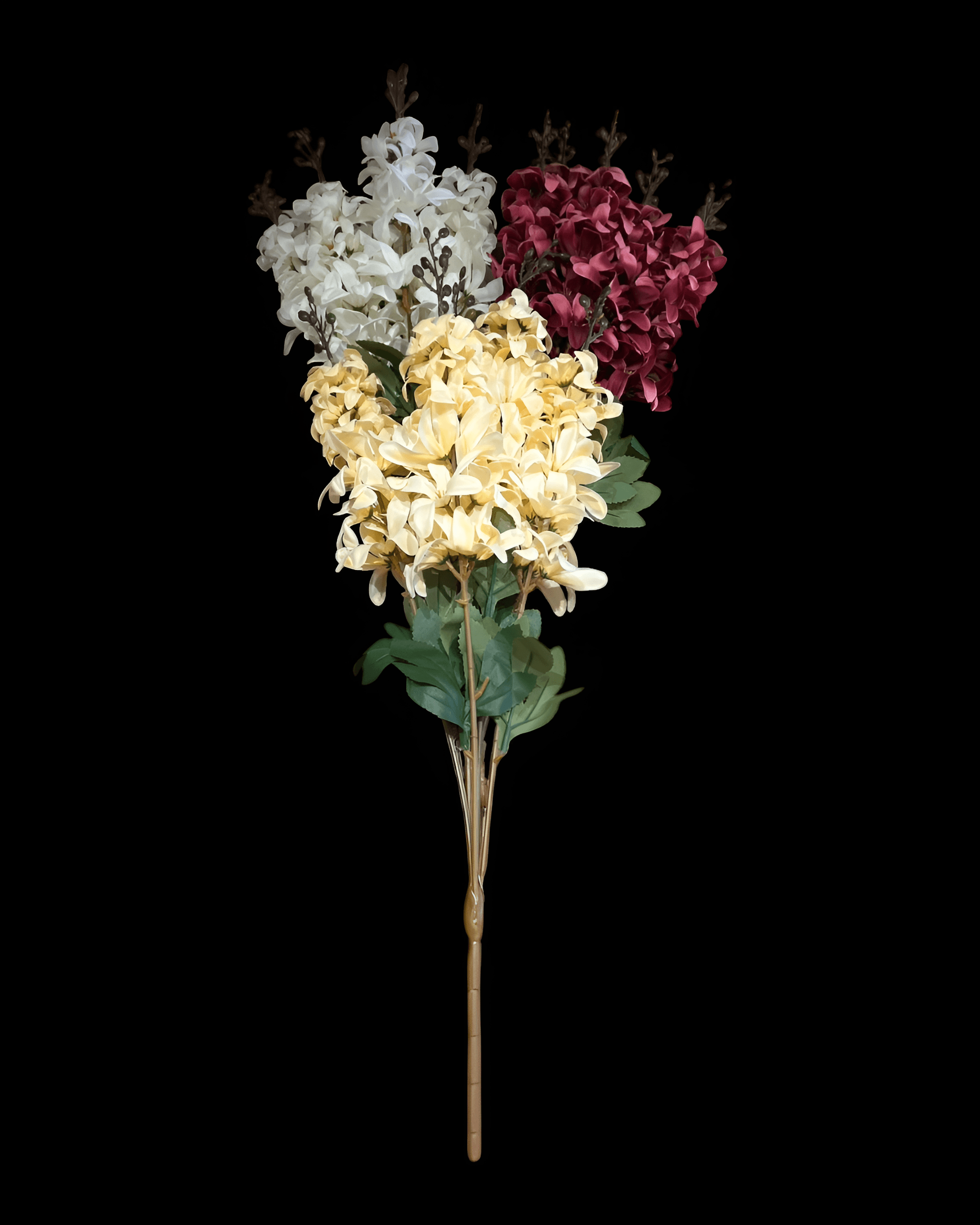 5 DALLI UZUN YAPAY SÜMBÜL DEMETİ 60 CM - 1