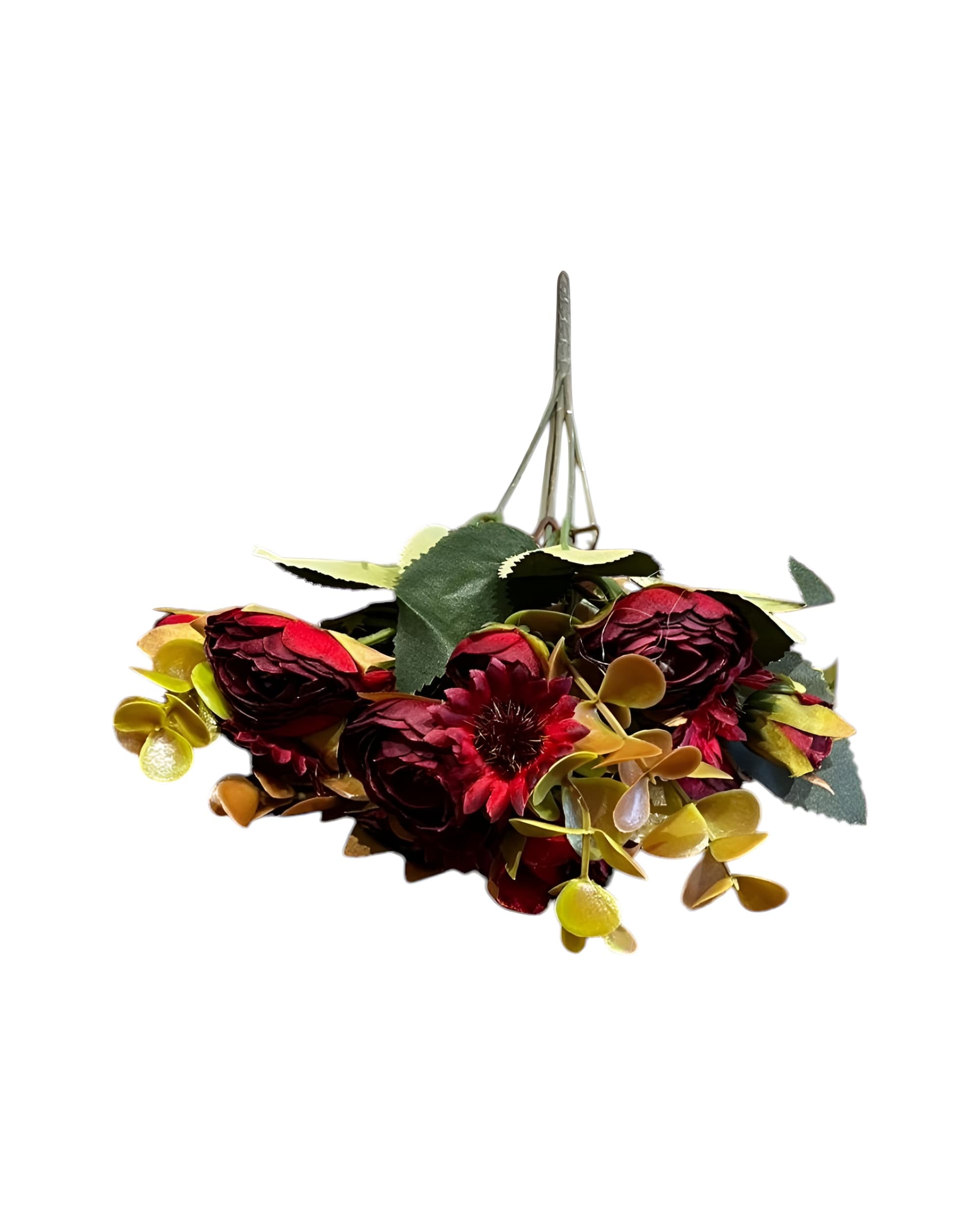 15 BAŞLI YAPAY MİNİ ŞAKAYIK VE PAPATYA DEMETİ 30 CM - 3