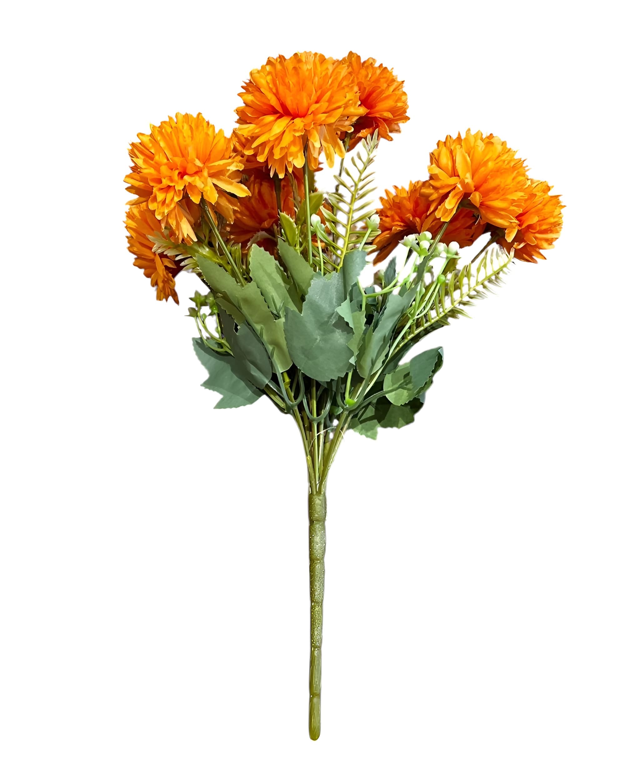 MİNİ BAŞLI 9'LU YAPAY KRİZANTEM DEMETİ 35 CM - 3