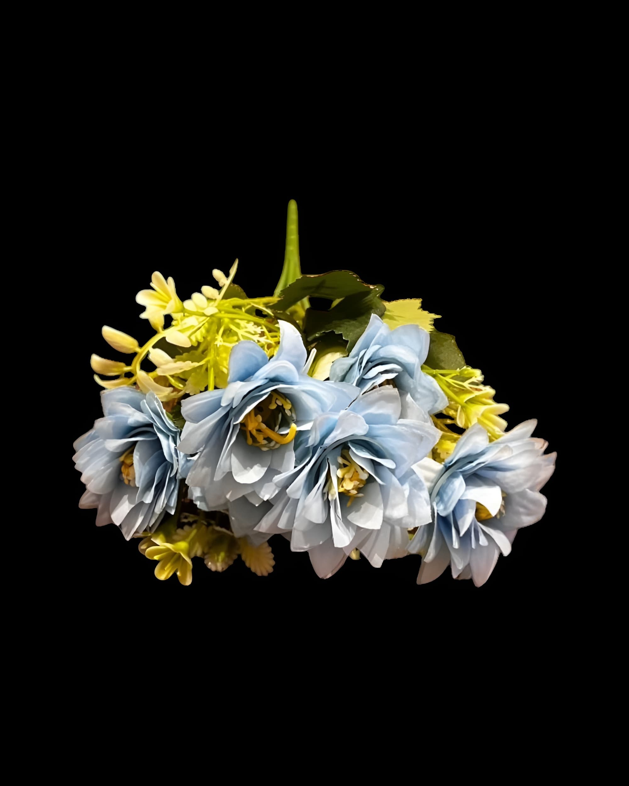 6 BAŞLI SÜMBÜL DETAYLI YILDIZ ÇİÇEĞİ 30 CM - 9