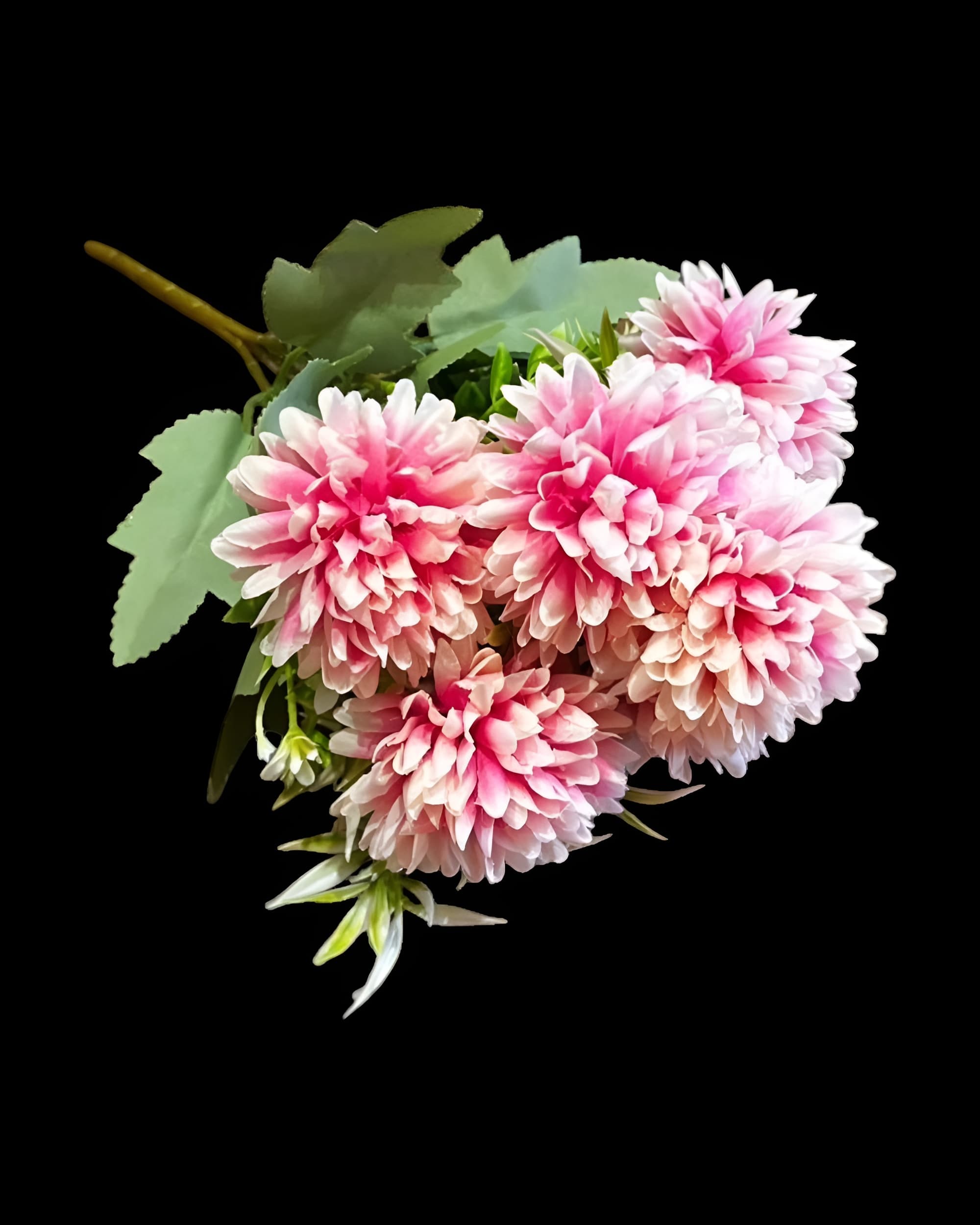 7 BAŞLI KRİZANTEM SÜMBÜL DETAYLI 30 CM - 2