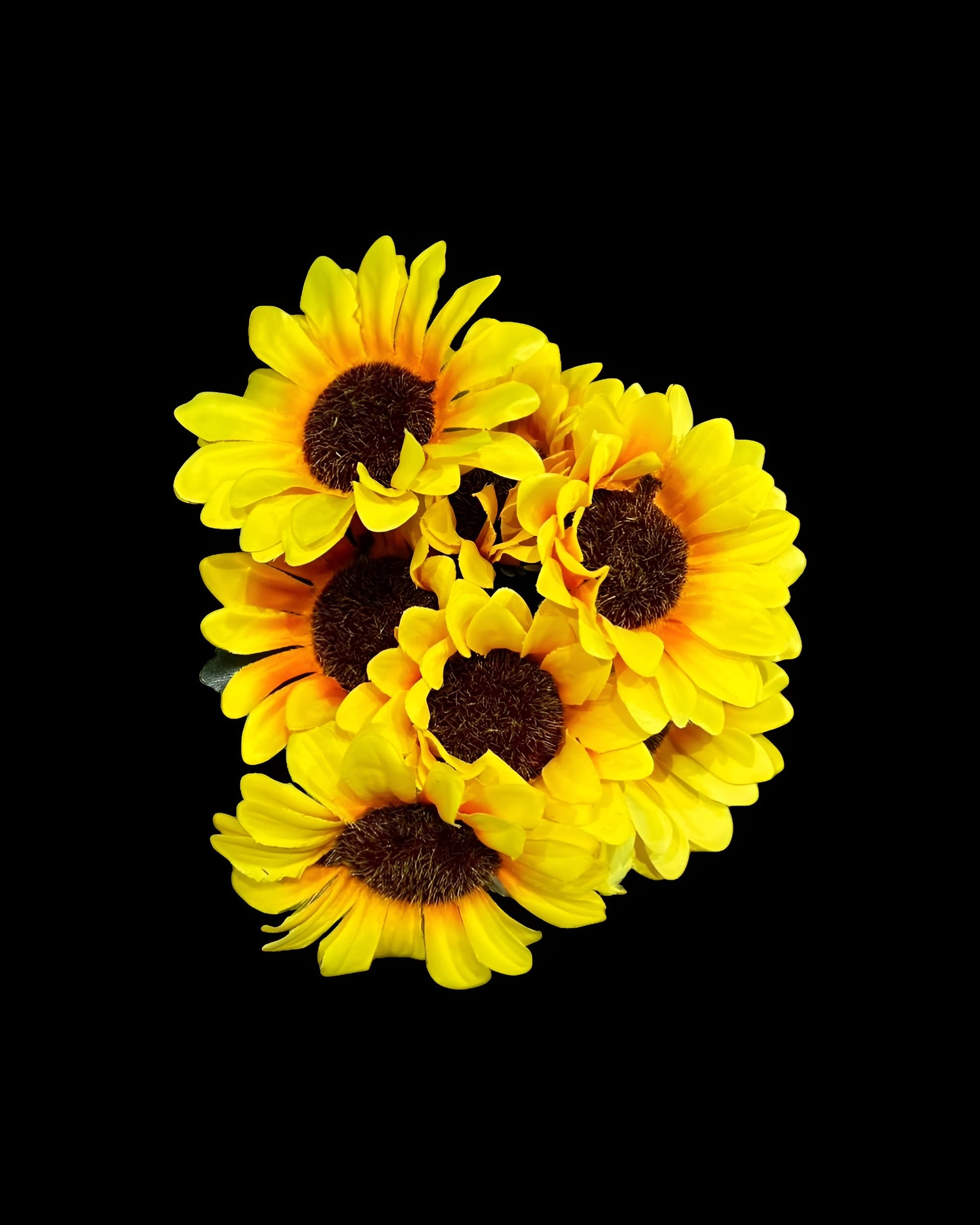 7 BAŞLI AY ÇİÇEĞİ 30 CM - TOPTAN YAPAY ÇİÇEK - 2