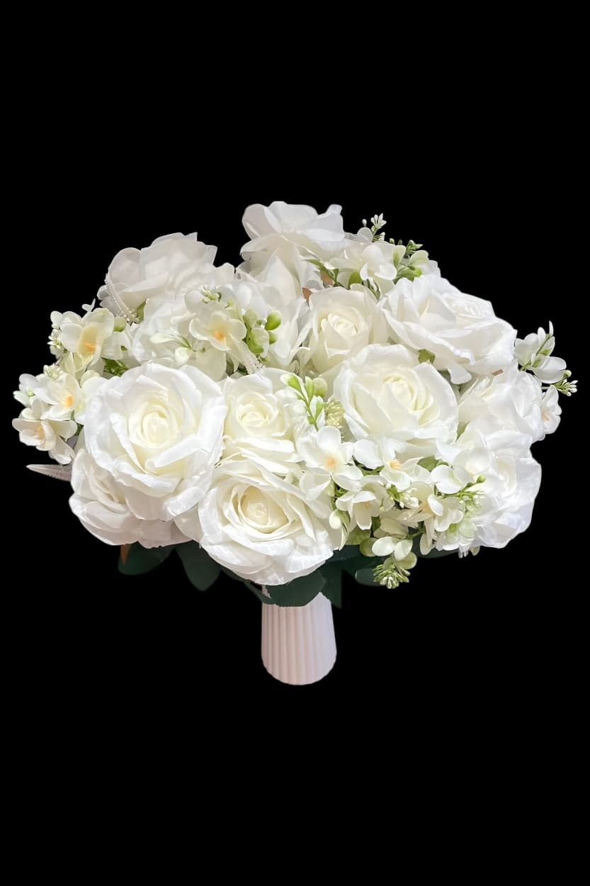 5'Lİ BEYAZ GÜL DEMETİ 2