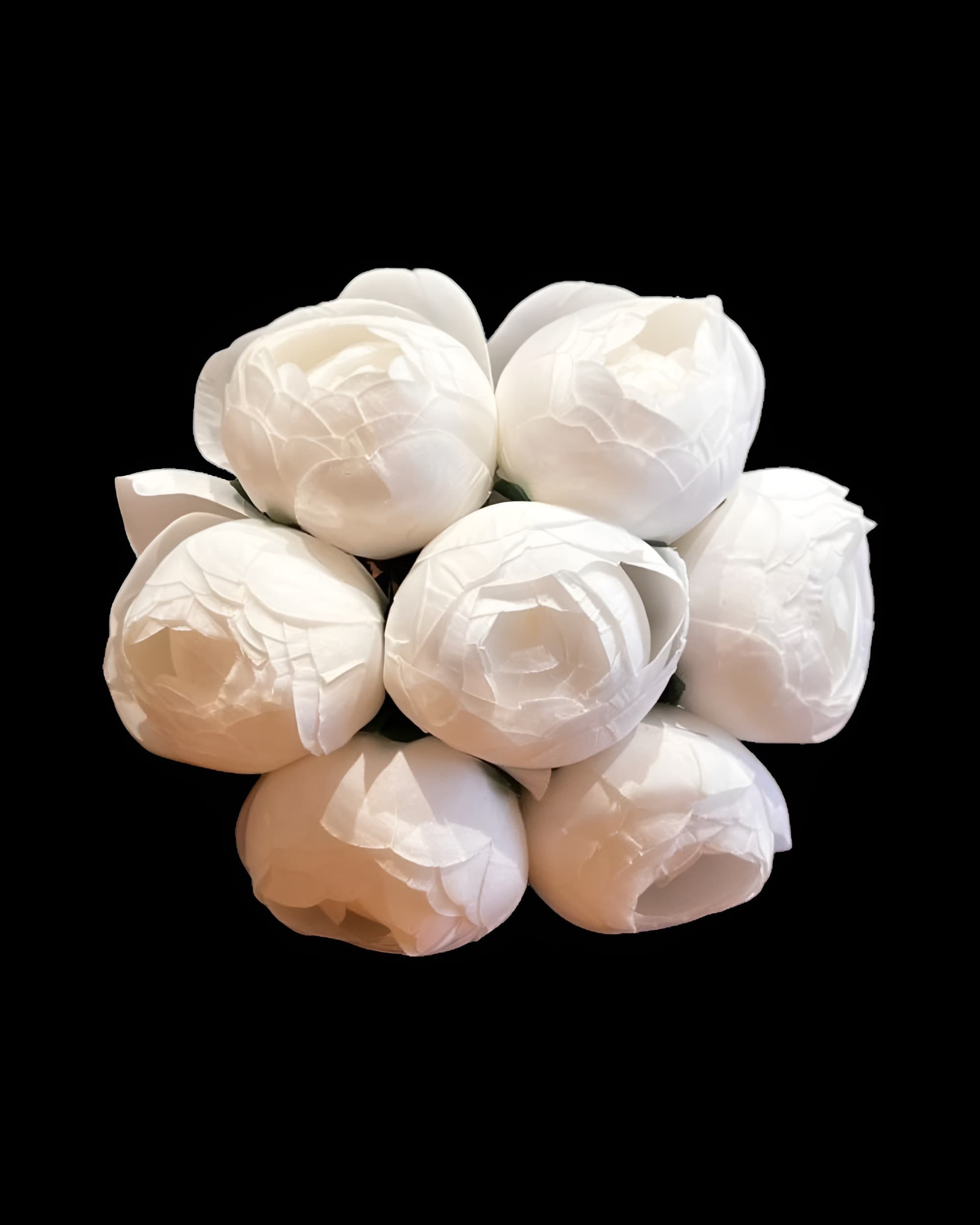 7 BAŞLI ŞAKAYIK 25 CM BEYAZ-KREM - 7