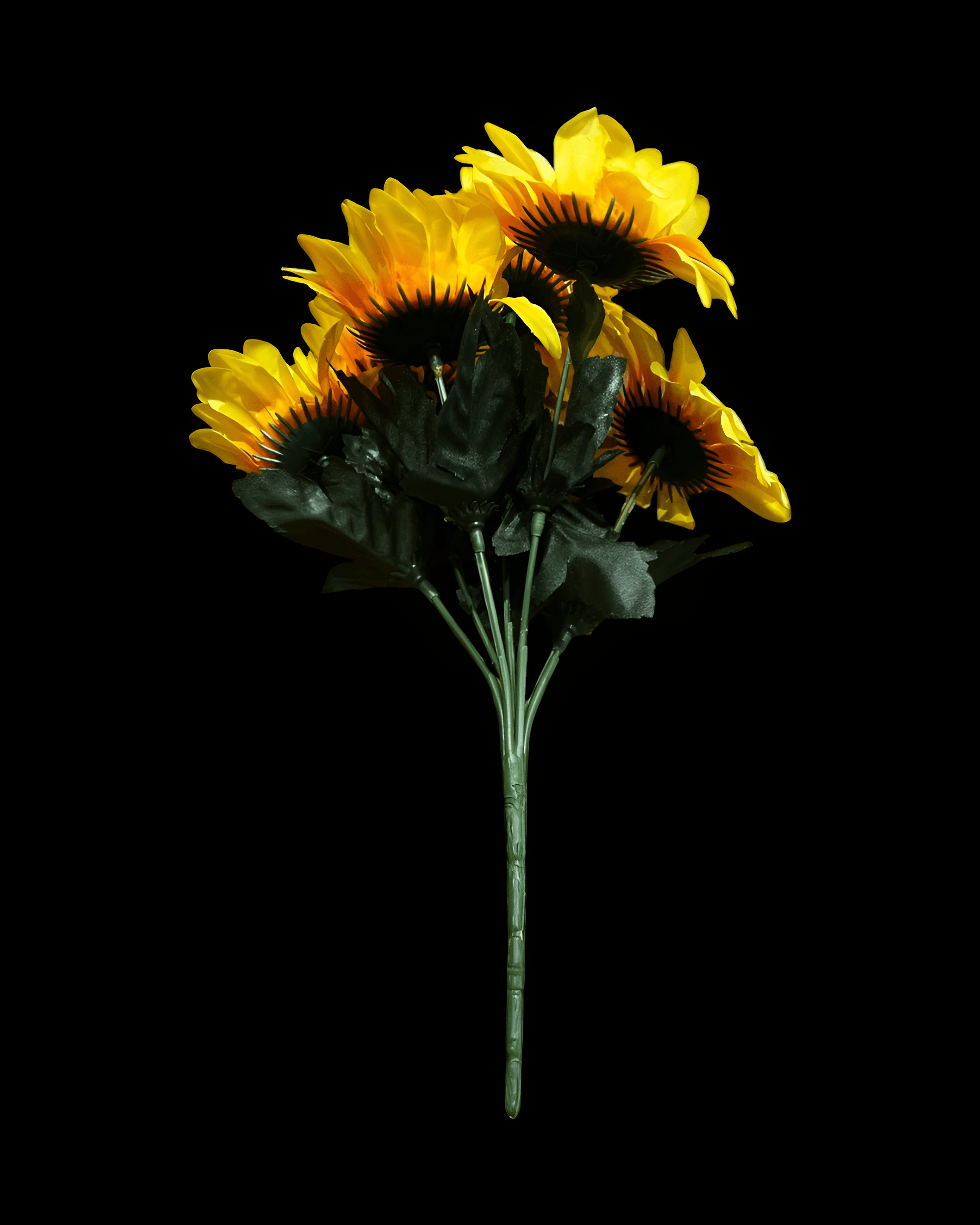 6 BAŞLI AY ÇİÇEĞİ 30 CM - 2