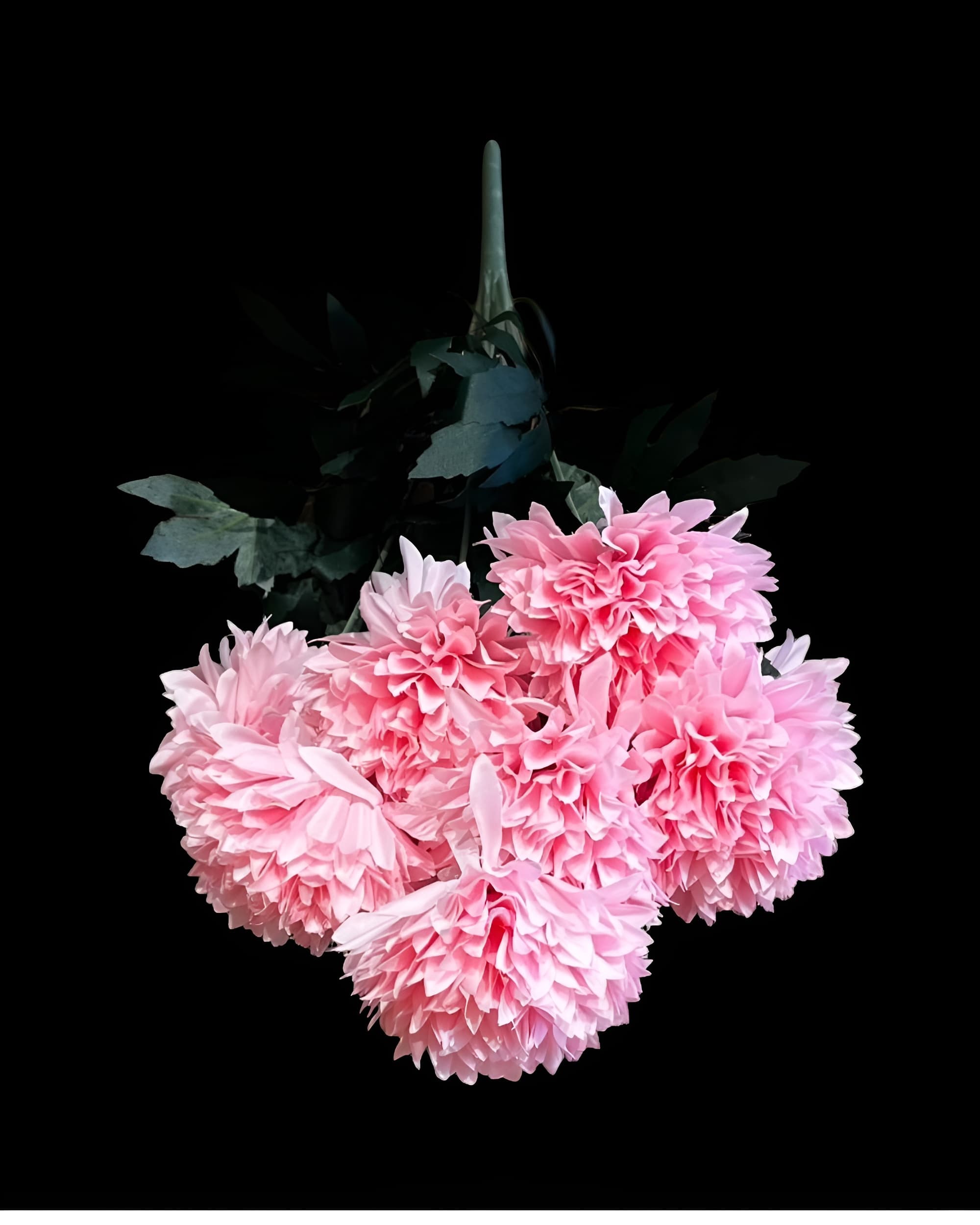 10 BAŞLI KRİZANTEM DEMETİ 50 CM - 3