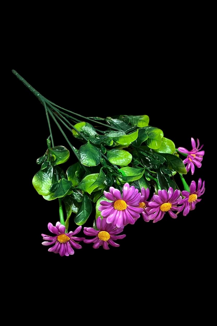 PLASTİK PAPATYA 7 DAL - 2