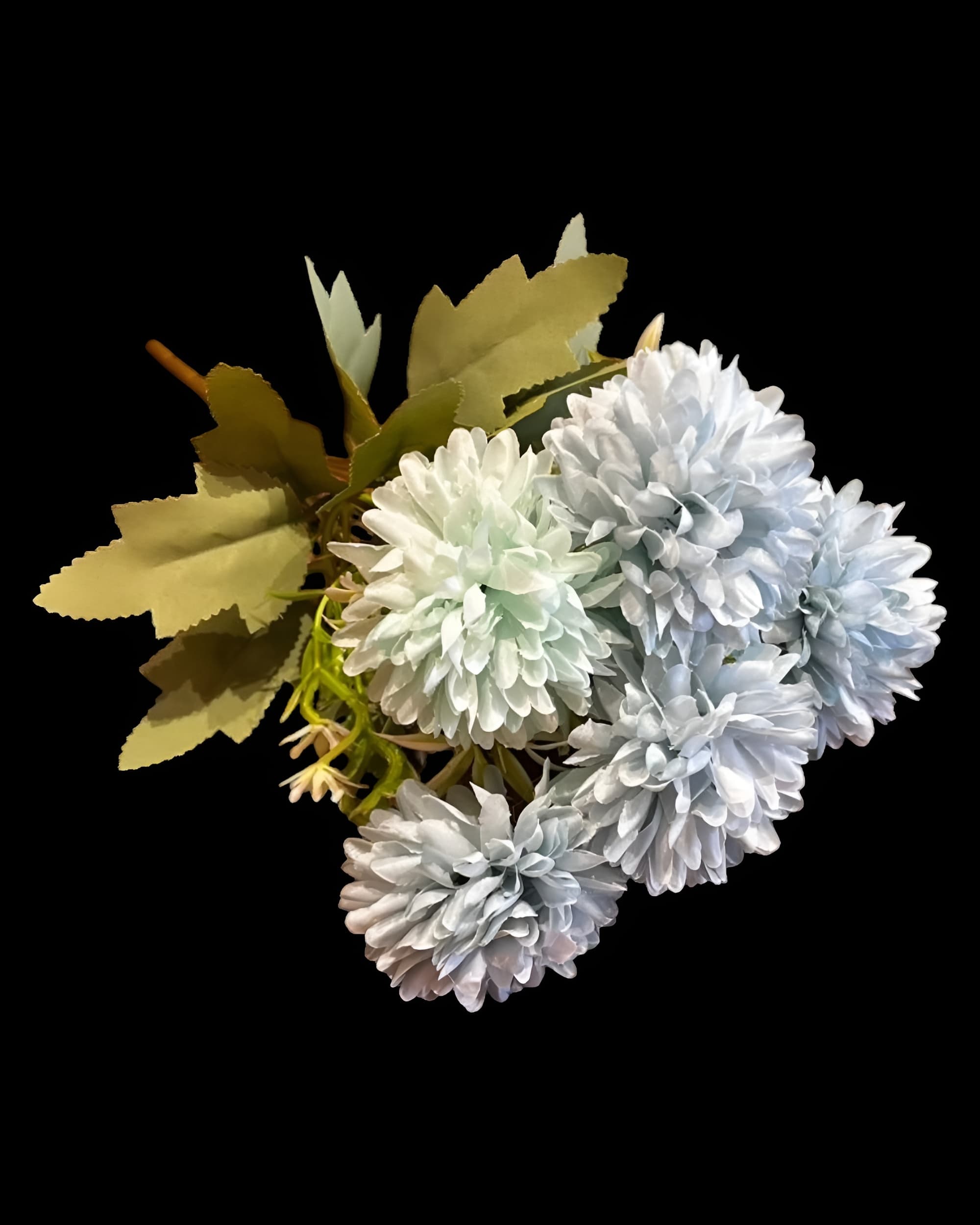 7 BAŞLI KRİZANTEM SÜMBÜL DETAYLI 30 CM - 7