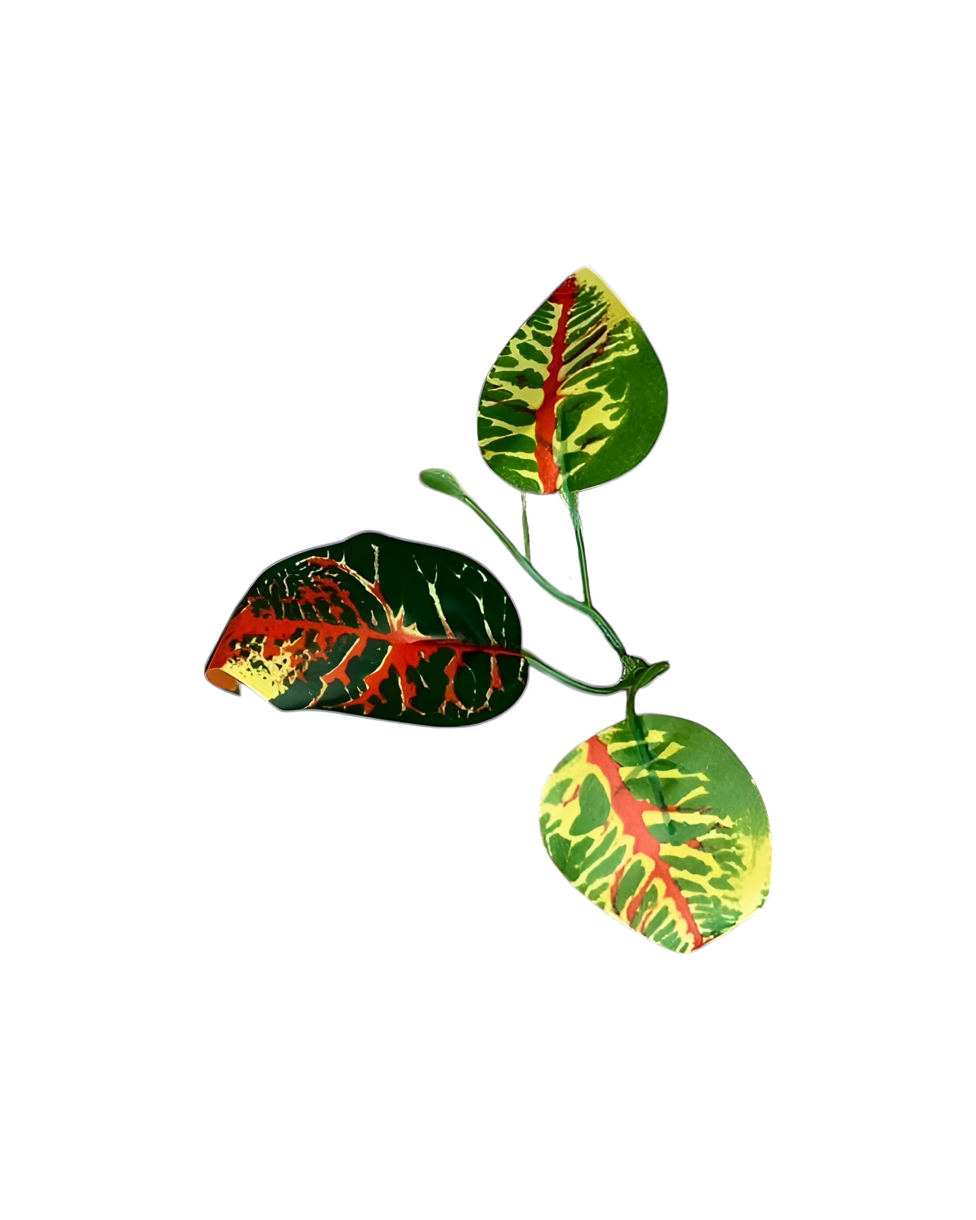 YAPAY GÜL YAPRAĞI 3'LÜ - 1