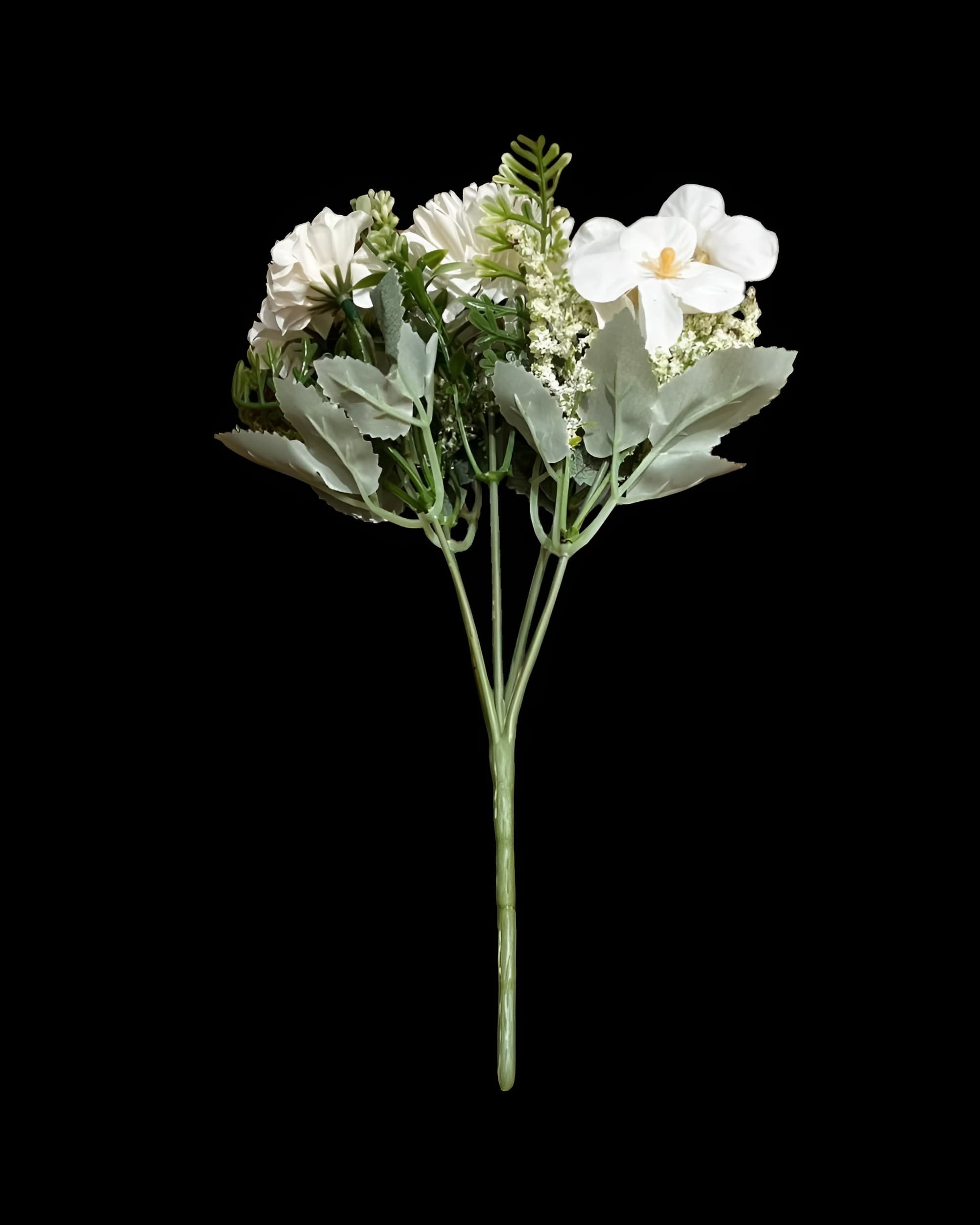 MİNİ KRİZANTEM ORTANCA DEMETİ 5 DAL 25 CM 3